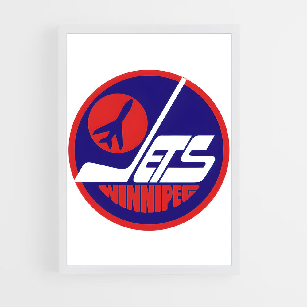 Poster Vol Jets – affiche Hockey sur glace (vue 3)
